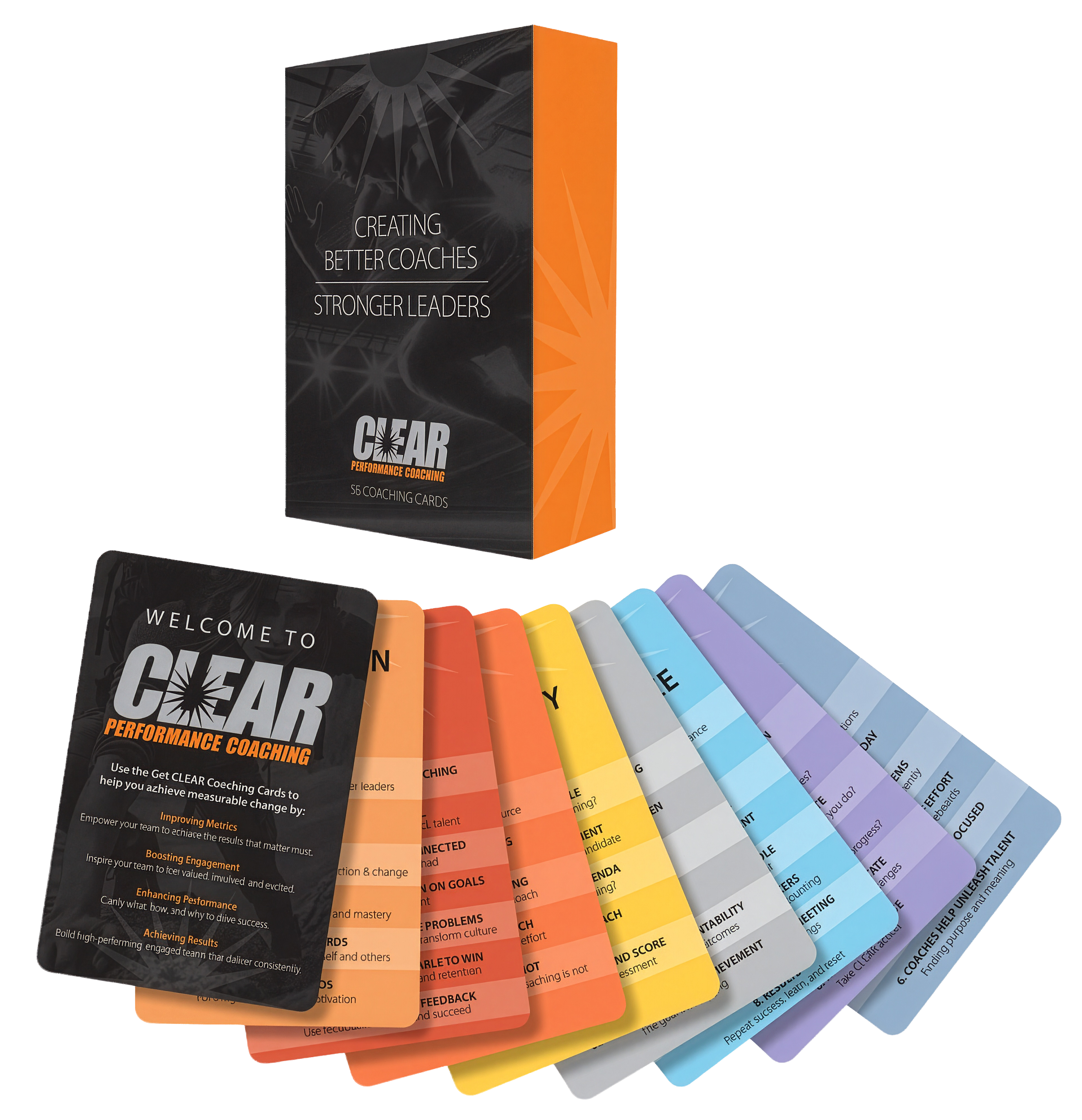 CLEAR Coaching Kit Box and Cards